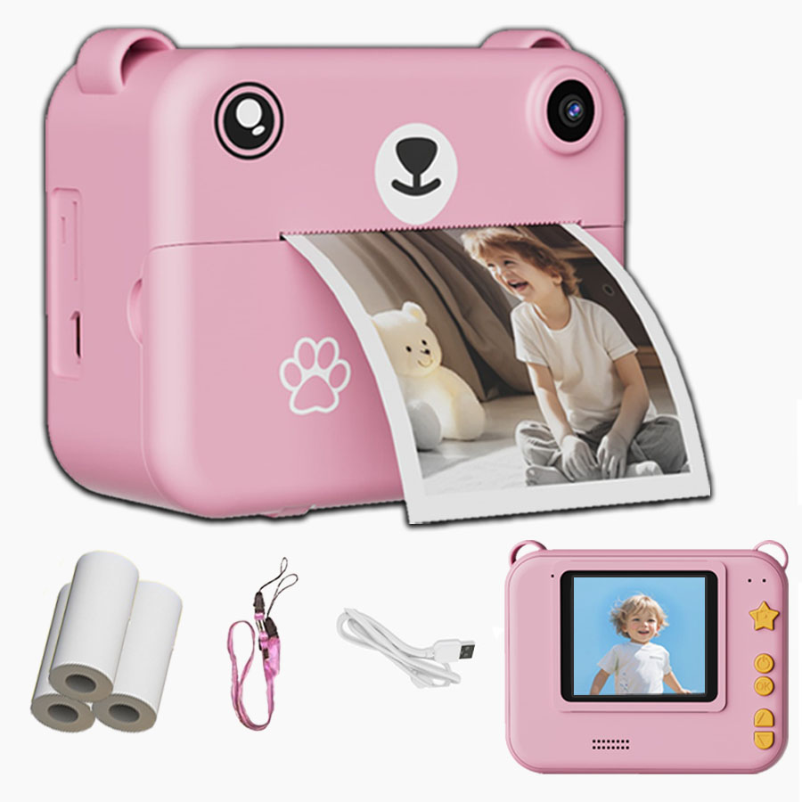 Kids Educational Videos - Crianças câmera digital fotografia impressão instantânea