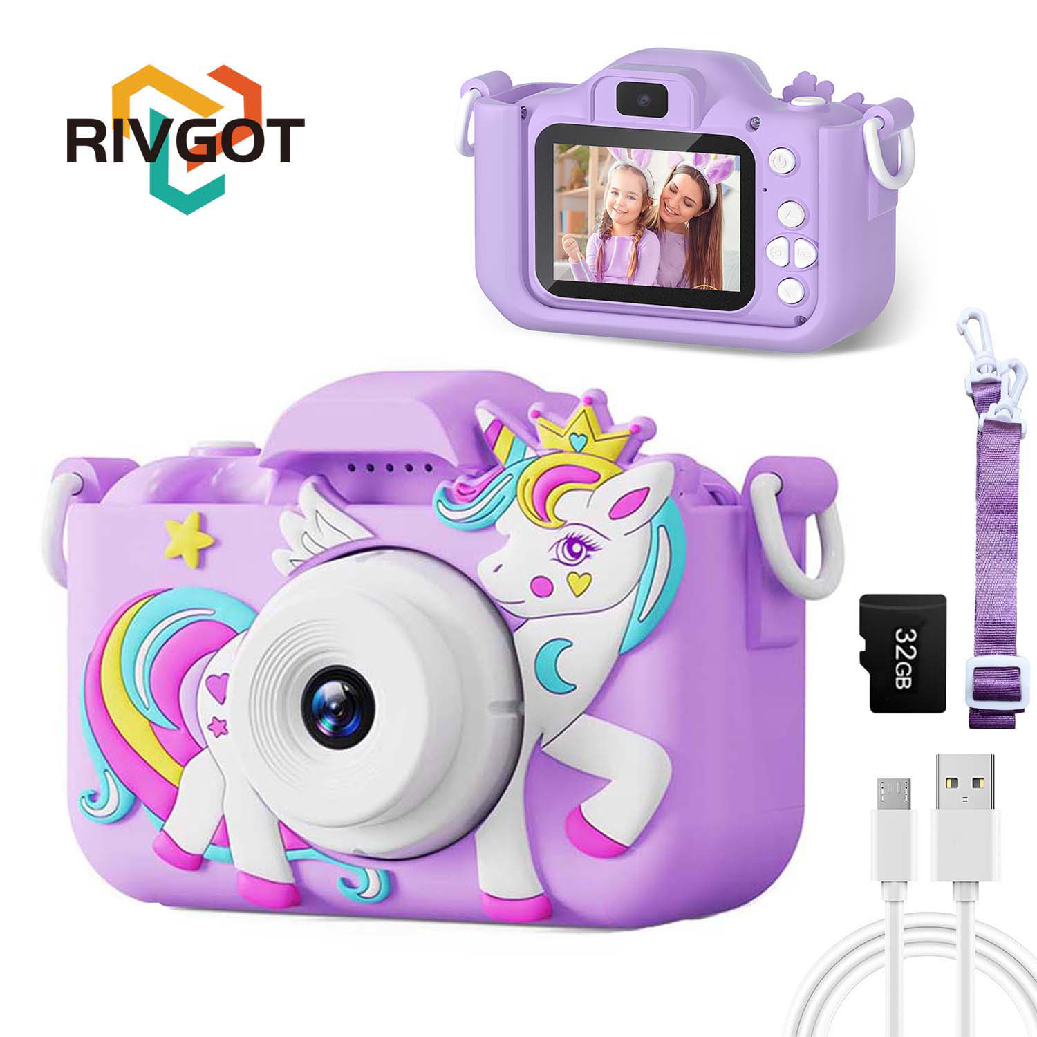 Kids Educational Videos - HD Digital Video Câmera à Prova