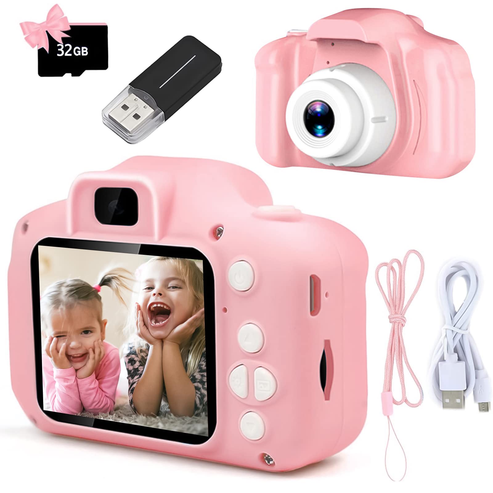 Kids Educational Videos - Crianças câmera brinquedos mini hd digital