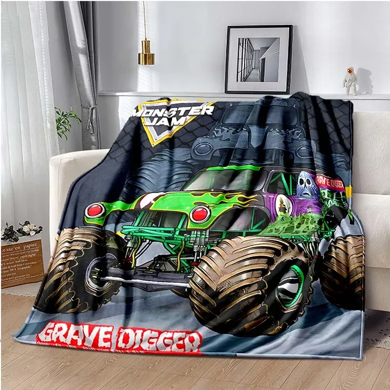 Manta de Sofá Monster Jam Grav - Hot Wheels Car Monster Trucks avaliação e preço