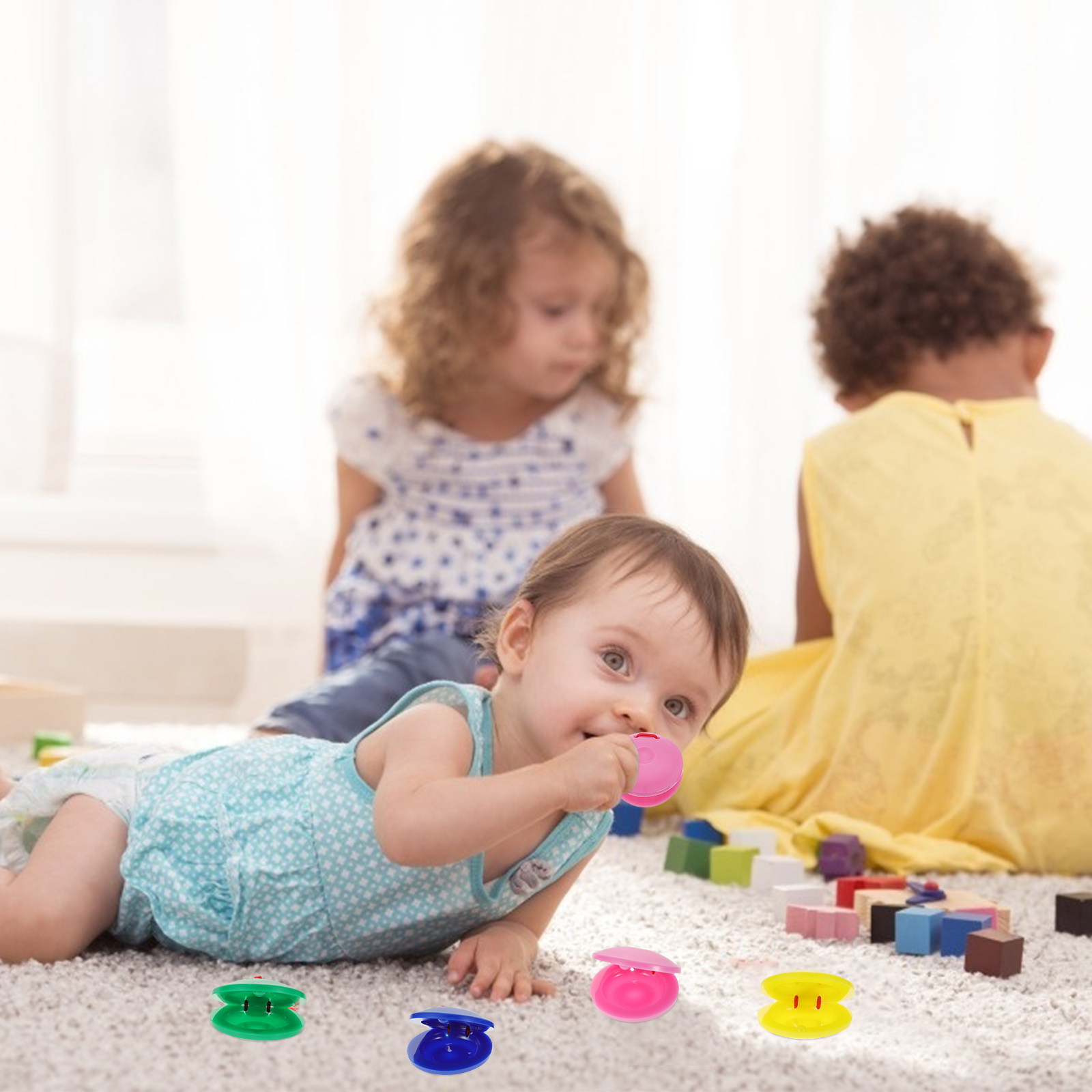 8 peças de castanholas criativ - Kids Education Help avaliação e preço