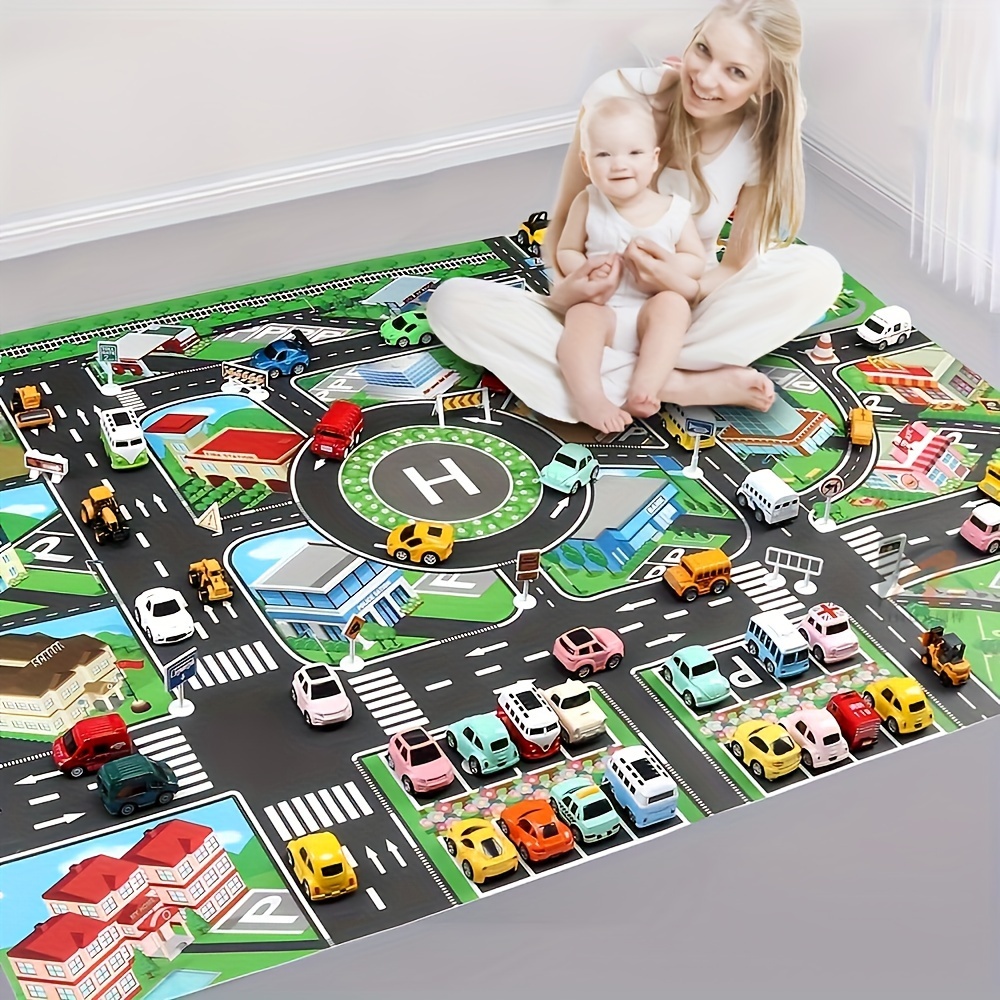 1 peça, tapete de jogo de tráf - Kids Education Tools avaliação e preço