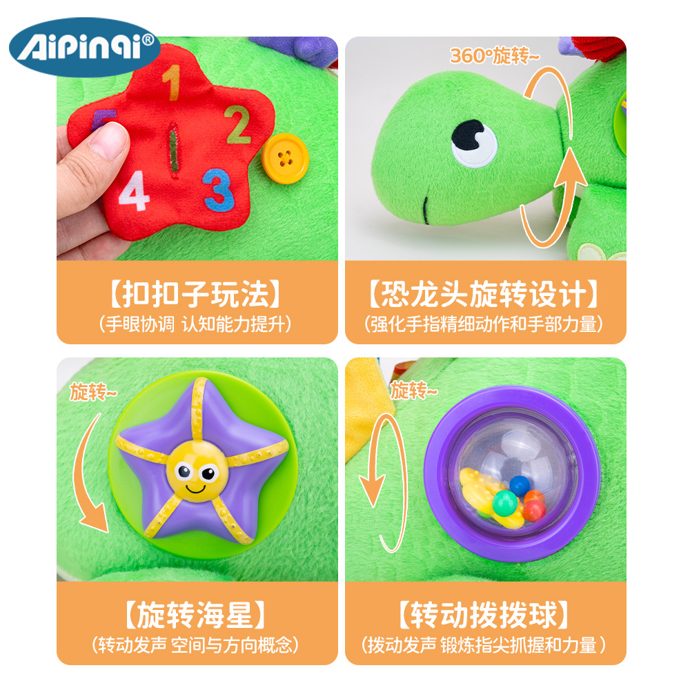 1Pc Brinquedo de Pelúcia Dinos - Kids Education Help avaliação e preço