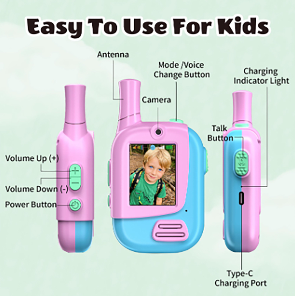 Pacote com 2 Walkie Talkies Re - Kids Educational Videos avaliação e preço